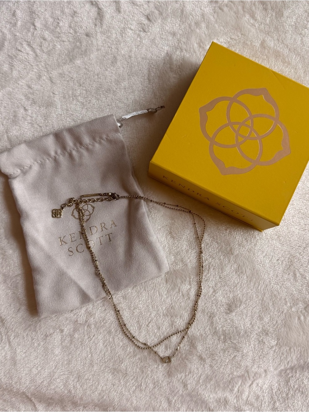 Kendra Scott Gold Layered Pendant Necklace